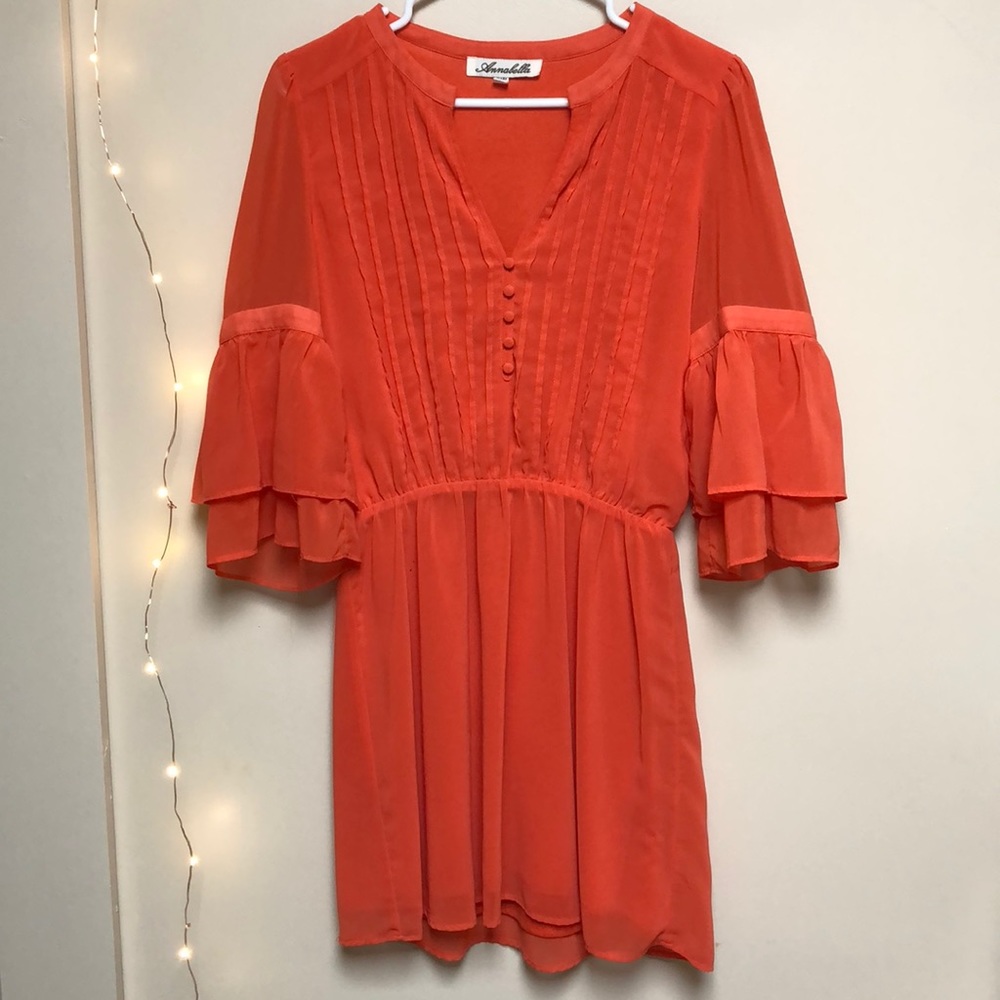 Half-Bell sleeved dress